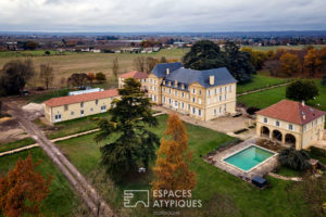 Vue aérienne du domaine