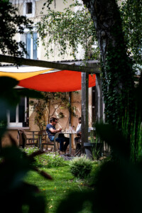 Jardin de restaurant