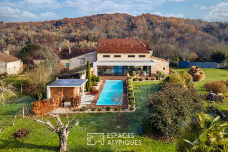Vue aérienne drone
