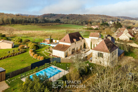 Vue aérienne drone