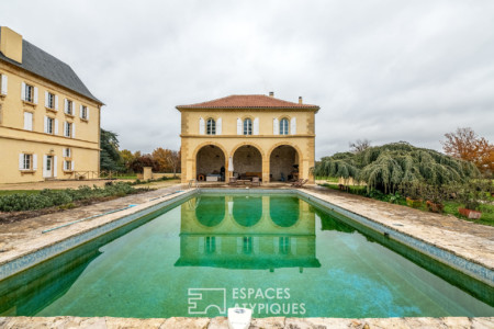 Vue depuis la piscine