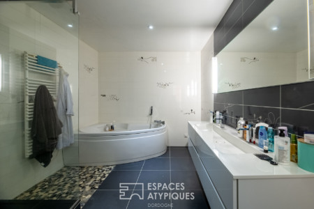 Salle de bains rez de jardin