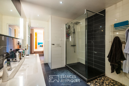 Salle de bains rez de jardin