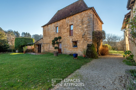 Cour intérieure - Accès gîte