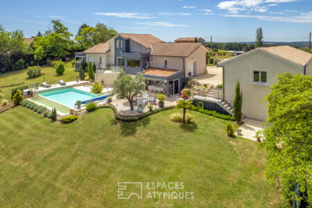 Immobilier Monbazillac - Vue aérienne
