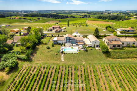 Immobilier Monbazillac - Vue aérienne
