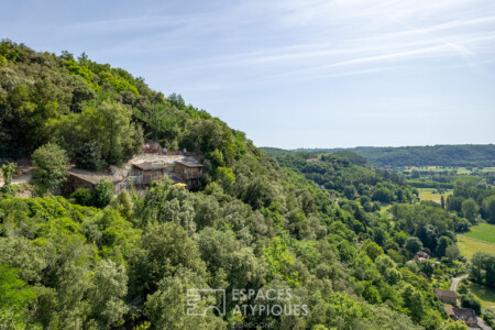 Immobilier Beynac - vue aérienne