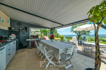 Immobilier Monbazillac - cuisine d'été