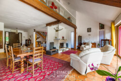 Immobilier Montazeau - Séjour