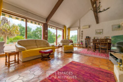 Immobilier Montazeau - Séjour