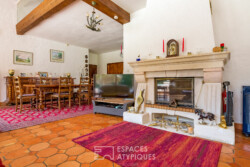 Immobilier Montazeau - Séjour
