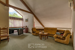 Immobilier Montazeau - Etage salon