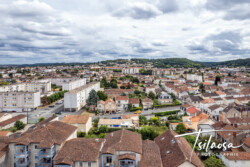 Vue sur le quartier Saint Georges - Périgueux Photographe télépilote de drone