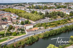 Vue sur Tourny et la préfecture - Périgueux photographe pilote de drone