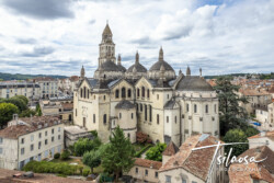 Vue sur la cathédrale Saint Front - Périgueux photographe pilote de drone