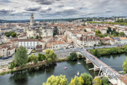 Vue sur la cathédrale Saint Front - Périgueux photographe pilote de drone