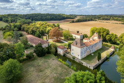 Château de La Mothe - Vue aérienne
