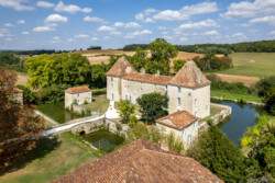 Château de La Mothe - Vue aérienne