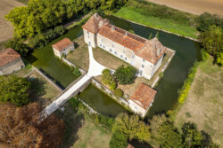 Château de La Mothe - Vue aérienne