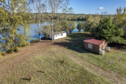 Immobilier Le Fleix - Vue aérienne de l'étang