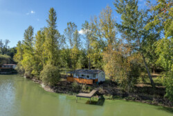 Immobilier Le Fleix - Vue aérienne de l'étang