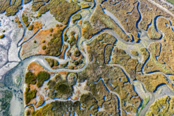 Survol des marais salants de Guérande