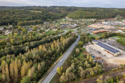 Reportage en Entreprise - Vue aérienne