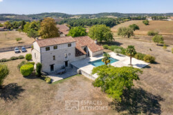 Immobilier Leguillac - vue aérienne