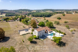 Immobilier Leguillac - vue aérienne