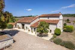 Immobilier Leguillac - vue aérienne