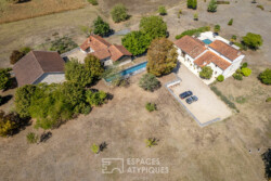 Immobilier Leguillac - vue aérienne