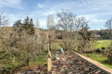Immobilier Gaugeac - Vue aérienne