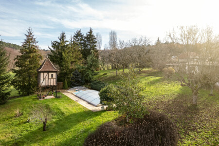 Immobilier Gaugeac - Vue aérienne