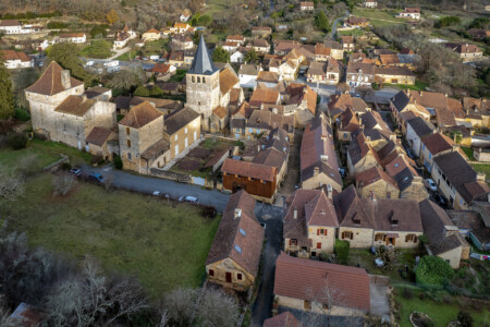 Immobilier Saint-PomPont - Vue aérienne