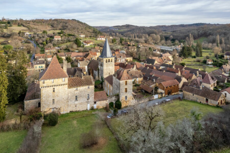 Immobilier Saint-PomPont - Vue aérienne