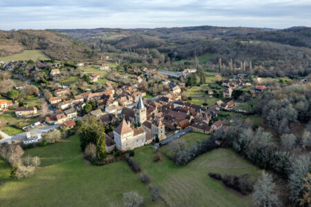 Immobilier Saint-PomPont - Vue aérienne
