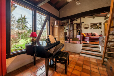 Immobilier Gaugeac - Salon
