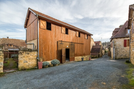 Immobilier Saint-PomPont - Façade séchoir