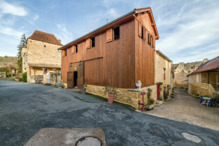 Immobilier Saint-PomPont - Façade séchoir