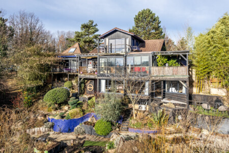 Immobilier Rouffignac - vue aérienne de la maison principale