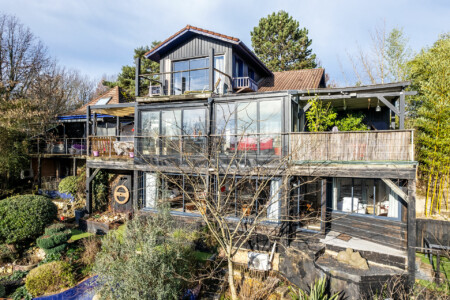 Immobilier Rouffignac - vue aérienne de la maison principale