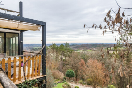 Immobilier Rouffignac - panorama depuis la terrasse du séjour