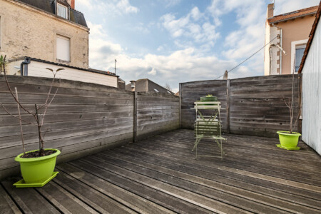 Immobilier Périgueux - la terrasse de la chambre