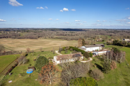 Immobilier Saint-Meard de Gurçon - Vue aérienne Drone