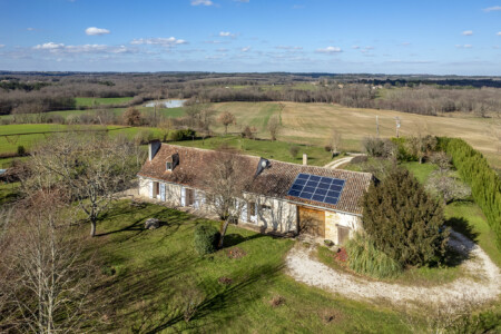 Immobilier Saint-Meard de Gurçon - Vue aérienne Drone