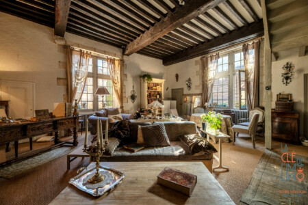 Immobilier Sarlat - Séjour appartement principal