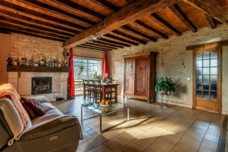 Immobilier Saint-Meard de Gurçon - Séjour