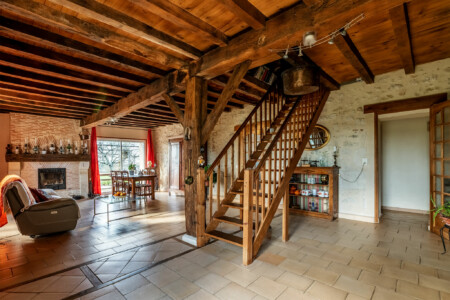 Immobilier Saint-Meard de Gurçon - Séjour