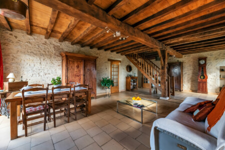 Immobilier Saint-Meard de Gurçon - Séjour