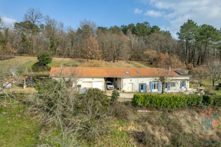 Immobilier Château l'Évêque - Vue aérienne drone